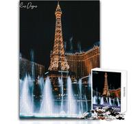 Puzzle per adolescenti 1000 pezzi Las Vegas City Family Fun & Game Night Learning Educational Gift Birthday Size 50x75cm