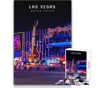 Puzzle per adolescenti 1000 pezzi Las Vegas Family Fun & Game Night Learning Educational Gift Birthday Size 38x52cm