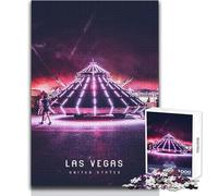 Puzzle per adolescenti 1000 pezzi Las Vegas Family Fun & Game Night Learning Educational Gift Birthday Size 50x75cm