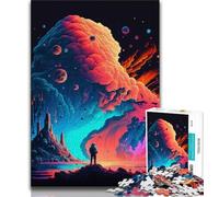 Puzzle per adolescenti 1000 pezzi Last Man 1000 pezzi per adolescenti con poster abbinato e foglio di quiz per età dai 14 anni in su 75x50cm