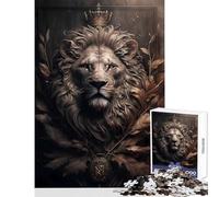 Puzzle per adolescenti 1000 pezzi Leone amato Giocattoli fai da te Ottimo regalo per giochi rompicapo Gioco divertente Attività a casa dimensioni 50x75cm