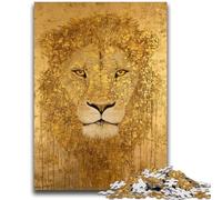 Puzzle per adolescenti 1000 pezzi Leone Arte per gioco educativo Sfida Giocattolo Ideale come regalo per tutta la famiglia 50x75cm
