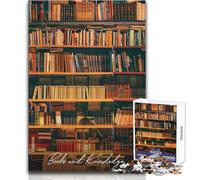 Puzzle per adolescenti 1000 pezzi Libri e conoscenza Giocattolo Gioco intellettuale Migliora la memoria Regali di compleanno Dimensioni 38x26cm