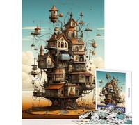 Puzzle per adolescenti 1000 pezzi L'invenzione del caffè Giocattolo educativo Regalo di compleanno Gioco rompicapo Difficile e stimolante Dimensioni 38x26cm