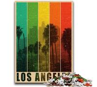 Puzzle per adolescenti 1000 pezzi Los Angeles Allena il tuo cervello e le tue mani Interazione genitore-figlio per età 14+ (dimensioni 38x26cm)
