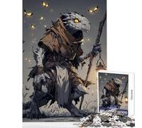 Puzzle per adolescenti 1000 pezzi Lucertola vagabonda con lanterna Giocattoli antistress Ottimi regali e giocattoli Gioco per famiglie Allena il tuo cervello e le tue mani Dimensioni 38x26cm