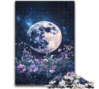 Puzzle per adolescenti 1000 pezzi Luna piena Giocattoli per intrattenimento per famiglie Gioco educativo per compleanno, Natale per età 14+ 26x38cm