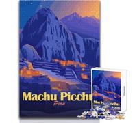 Puzzle per adolescenti 1000 pezzi Machu Picchu al crepuscolo giocattolo gioco intellettuale migliora la memoria regali di compleanno dimensioni 38x26cm