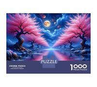 Puzzle Per Adolescenti 1000 Pezzi Magical Night Sky Reflections Puzzle Per Adulti Gioco Rompicapo Decorazione Da Parete Regalo Antistress 70x50cm/1000pcs