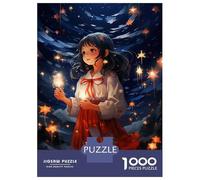 Puzzle Per Adolescenti 1000 Pezzi Magical Night Sky with Stars Puzzle Per Adulti Gioco Rompicapo Migliora La Memoria Aiuta Ad Allenare Il Cervello 52x38cm/1000pcs