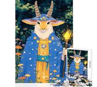 Puzzle per adolescenti 1000 pezzi Mago della foresta Giocattolo educativo Regali di Babbo Natale segreto Gioco pratico Migliora l'amore tra coppie Dimensioni 50x75cm