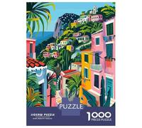 Puzzle Per Adolescenti 1000 Pezzi Mediterranean Village Capri Italy Puzzle Per Adulti Gioco Rompicapo Migliora La Memoria Aiuta Ad Allenare Il Cervello 70x50cm/1000pcs
