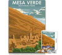 Puzzle per adolescenti 1000 pezzi Mesa Verde National Park Divertimento in famiglia e serata di giochi Decorazione perfetta Giocattolo Decorazione da parete Dimensioni 50x75cm
