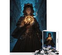 Puzzle per adolescenti 1000 pezzi Misteriosa incantatrice steampunk Giocattolo Decorazione da parete Regali di Babbo Natale segreto Gioco impossibile Migliora l'amore tra coppie Dimensioni 38x52cm