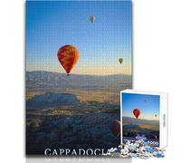 Puzzle per adolescenti 1000 pezzi Mongolfiere della Cappadocia all'alba Bellissimo gioco di design per il divertimento in famiglia Giocattoli antistress Dimensioni 38x52cm