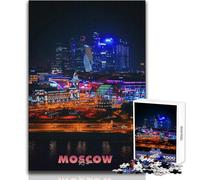 Puzzle per adolescenti 1000 pezzi Mosca Russia Gioco impegnativo Giocattoli Sfida difficile Ottimo regalo Dimensioni 38x26cm