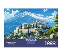 Puzzle Per Adolescenti 1000 Pezzi Mount Athos Greece Puzzle Per Adolescenti Giocattoli Antistress Vacanza A Casa Ammazza Il Tempo Aiuta Ad Allenare Il Cervello 70x50cm/1000pcs