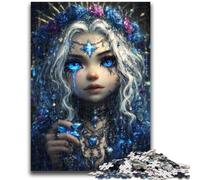 Puzzle per adolescenti 1000 pezzi Mystical Spirit Girl Puzzle per adulti, per ammazzare il tempo durante le vacanze a casa con pezzi completamente interconnessi di forma casuale (75x50cm)