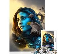 Puzzle per adolescenti 1000 pezzi Natura Persona Giocattolo Decorazione da parete Regali per donne e uomini Giochi rilassanti Decompressione intellettuale Dimensioni 50x75cm