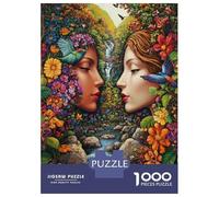 Puzzle Per Adolescenti 1000 Pezzi Nature's Harmony A Lush Garden Scene Puzzle Per Adulti Gioco Pratico Difficile Divertente Attività A Casa, 70x50cm/1000pcs