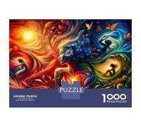 Puzzle Per Adolescenti 1000 Pezzi Nature's Harmony A Whimsical Artwork Puzzle Per Adulti Gioco Rompicapo Decorazione Da Parete Regalo Antistress 70x50cm/1000pcs