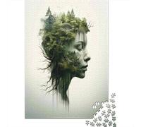 Puzzle Per Adolescenti 1000 Pezzi Nature's Harmony Forest Fusion Art Puzzle Per Adulti Giocattolo Decorazione Da Parete Decorazione Perfetta Regali Unici Per Compleanno E Natale 38x26cm/1000pcs