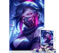 Puzzle per adolescenti 1000 pezzi Neon Cyber Warrior Giocattolo Decorazione da parete Regalo di compleanno Gioco pratico Difficile e stimolante Dimensioni 38x52cm