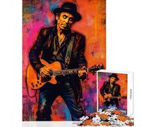 Puzzle per adolescenti 1000 pezzi Nils Lofgren Arte astratta Giocattoli antistress Idee regalo Giochi per famiglie Adatto per la decorazione della scrivania Dimensioni 38x52cm