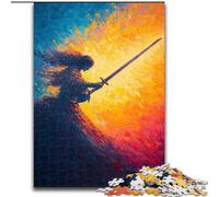 Puzzle per adolescenti 1000 pezzi Ninja giapponese, gioco di giocattoli Ogni pezzo è unico - Gioco divertente e stimolante per tutta la famiglia per bambini dai 14 anni dimensioni 50x75cm