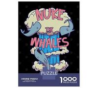 Puzzle Per Adolescenti 1000 Pezzi Nuke The Whales Puzzle Per Adulti Gioco Rompicapo Decorazione Per La Casa Aiuta Ad Allenare Il Cervello 52x38cm/1000pcs