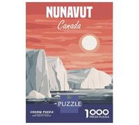 Puzzle Per Adolescenti 1000 Pezzi Nunavut Canada Landscape Puzzle Fai Da Te Giocattoli Staycation Passatempo Regali Unici Di Compleanno E Natale 70x50cm/1000pcs