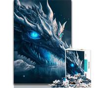 Puzzle per adolescenti 1000 pezzi opera d'arte mistica del drago puzzle da 1000 pezzi decorazione murale artistica e idea regalo di compleanno per amici ufficio a casa 38x26cm