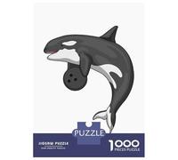Puzzle Per Adolescenti 1000 Pezzi Orca Bowling Bowling Ball Puzzle Per Adulti Gioco Pratico Decorazione Per La Casa Divertimento in Casa Attività, 52x38cm/1000pcs