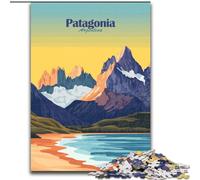 Puzzle per adolescenti 1000 pezzi Paesaggio della Patagonia Argentina, gioco stimolante, giocattoli, decorazione da parete, regali unici per compleanno e Natale, 50x75cm