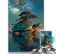 Puzzle per adolescenti 1000 pezzi Paesaggio dell'isola delle tartarughe Puzzle da 1000 pezzi, giocattoli educativi per l'apprendimento Giochi per famiglie Regali per amici e parenti 26x38cm