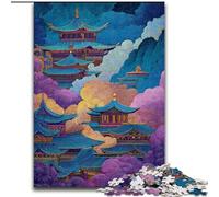 Puzzle per adolescenti 1000 pezzi Paesaggio giapponese, giocattoli da gioco Ogni pezzo è unico - Gioco divertente e stimolante per tutta la famiglia per bambini dai 14 anni dimensioni 26x38cm