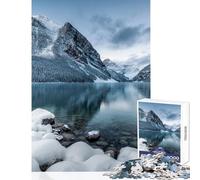 Puzzle per adolescenti 1000 pezzi Parco nazionale di Banff Canada Giocattolo Decorazione da parete Regalo Compleanno Giochi educativi Allena il tuo cervello e le tue mani Dimensioni 38x26cm
