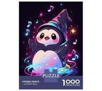 Puzzle Per Adolescenti 1000 Pezzi Penguin Musical Wizard Puzzle Per Adulti Gioco Rompicapo Corsa Di Velocità Manuale Divertimento Attività A Casa, 52x38cm/1000pcs