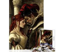 Puzzle per adolescenti 1000 pezzi personaggi medievali giullari romantici dipinti giocattoli educativi fantastici regali e giocattoli giochi divertenti collezione di artisti belle arti 50x75cm