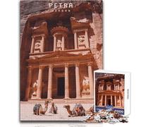 Puzzle per adolescenti 1000 pezzi Petra la città perduta Rompicapo Giochi per famiglie Decorazione artistica per la casa Regali di compleanno Dimensioni 38x52cm