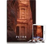 Puzzle per adolescenti 1000 pezzi Petra La città perduta Rompicapo Giochi per famiglie Sfida difficile Giocattolo educativo Dimensioni 38x52cm