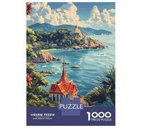 Puzzle Per Adolescenti 1000 Pezzi Phuket Thailand Travel Puzzle Per Adulti Gioco Rompicapo Assemblaggio Di Modelli Per Compleanno, Natale 38x26cm/1000pcs