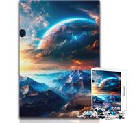 Puzzle per adolescenti 1000 pezzi Pianeta fantasma Perfetto passatempo rilassante Gioco professionale dal taglio netto Dimensioni giocattolo 38x52cm