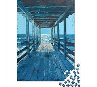 Puzzle Per Adolescenti 1000 Pezzi Pier to Ocean View Puzzle Per Adulti Giochi Rilassanti Un'opera D'arte Regali Di Natale E Compleanno 38x26cm/1000pcs