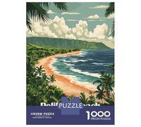 Puzzle Per Adolescenti 1000 Pezzi Polihale Beach Hawaii Puzzle Per Adulti Gioco Rompicapo Corsa Di Velocità Delle Mani Attività Divertenti A Casa 38x26cm/1000pcs
