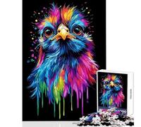 Puzzle per adolescenti 1000 pezzi Pop Art Rainbow Silkie Chi Toy Decorazione da parete Regali per donne e uomini Giochi rilassanti Decompressione intellettuale Dimensioni 38x26cm