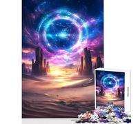 Puzzle per adolescenti 1000 pezzi Portale del deserto cosmico Decorazione per la casa Giocattoli Regalo di compleanno per gioco educativo Attività divertenti a casa Dimensioni 38x26cm