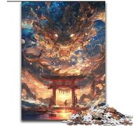 Puzzle per adolescenti 1000 pezzi Portale Torii del drago, giochi, giocattoli, regali unici per compleanni e regali per bambini dai 14 anni in su (dimensioni 50x75cm)