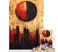 Puzzle per adolescenti 1000 pezzi Potere celeste Minimalismo Giocattolo educativo Regalo di compleanno Gioco per famiglie con poster abbinato e foglio di quiz Dimensioni 38x26cm