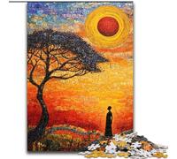 Puzzle per adolescenti 1000 pezzi Praterie africane, giocattoli da gioco Ogni pezzo è unico Gioco stimolante e divertente per tutta la famiglia, adatto a bambini dai 14 anni in su dimensioni 50x75cm